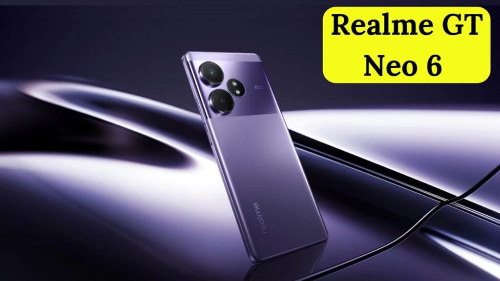 Realme GT Neo 6 भारत में जल्द लॉन्च होने वाला है। इसमें दमदार Snapdragon 8 Gen 2 प्रोसेसर, 100W फास्ट चार्जिंग, 50MP कैमरा और 120Hz AMOLED डिस्प्ले जैसे शानदार फीचर्स मिलेंगे। जानिए इसकी संभावित कीमत और लॉन्च डेट।